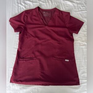 Figs Burgundy Scrub Set